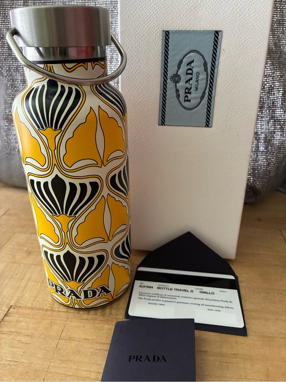 Prada Water Bottle in Box!